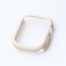 【AW-25AFCTSLBE】Apple Watch 46mm/フルカバーケース/TOUGHSLIM/プレミアムガラス/高透明/ベージュ