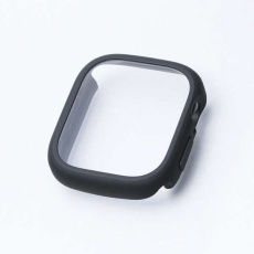 【AW-25AFCTSLBK】Apple Watch 46mm/フルカバーケース/TOUGHSLIM/プレミアムガラス/高透明/ブラック