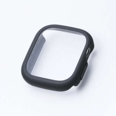 【AW-25BFCTSLBK】Apple Watch 42mm/フルカバーケース/TOUGHSLIM/プレミアムガラス/高透明/ブラック