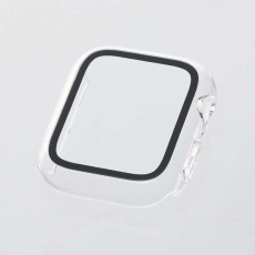 【AW-25EFCGCR】Apple Watch 40mm/フルカバーケース/プレミアムガラス/高透明/クリア