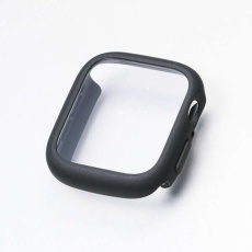 【AW-25EFCTSLBK】Apple Watch 40mm/フルカバーケース/TOUGHSLIM/プレミアムガラス/高透明/ブラック