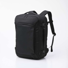 【BM-BPTRCSEPBK】バックパック/マチ拡張/圧縮機能/出張/15.6inch/大容量/180°フルオープン/ブラック