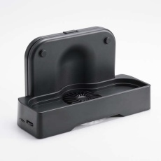 【GM-NS225DC01BK】Nintendo Switch2専用/ドッグ用冷却ファン/スタンド機能/ブラック