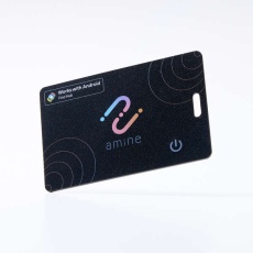 【LGT-NNCD1BKG】スマートトラッカー/カード型/IP68設計/Android対応/使い切りタイプ/ブラック