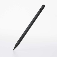 【P-TPACSTAP14BK】タッチペン/充電式/iPad専用/ショートカットボタン/パームリジェクション/傾き検知/磁気吸着/USB-C充電/急速充電/交換ペン先/ブラック