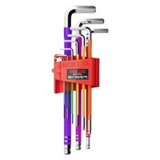 【HWS-SHB-L9-CL】六角レンチセット カラフル