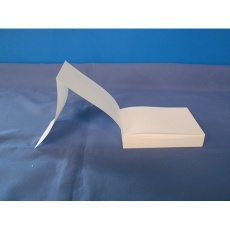 【76mmX127mmX250SET】白紙折畳 10冊入 31.75m