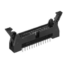 【HIF6-60PA-1.27DSA(71)】ピンヘッダ ストレートタイプ(ロック付) 1.27mmピッチ 60極