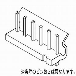 【10321041】5.08mmピッチ電線対基板用ウエハーストレートタイプ極数4