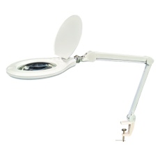【NLLP60BT-5D】LED拡大鏡 ACアダプター付き クランプ式