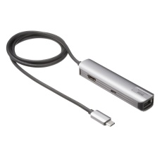 【USB-5TCHLP7S-1】USB Type-C スリムドッキングハブ