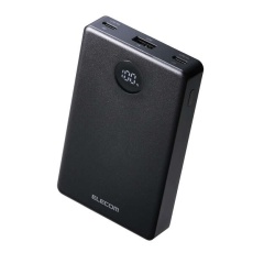 【DE-C86-10000BK】半固体モバイルバッテリー(10000mAh/35W)