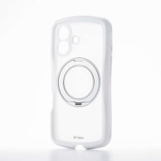 【PM-A25AGRSTKMWH】iPhone 17 Grippy ハイブリッドケース フレームカラー 極限 MAGKEEP スタンド