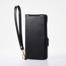【PM-G261PLFY4BK】Galaxy S26 手帳型ケース 磁石付 耐衝撃 ハンドストラップ付