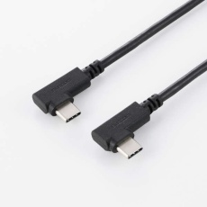 【U2C-CLLY15NBK】USB Type-C(TM)ケーブル やわらか両端L字タイプ