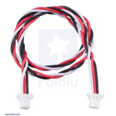 【POLOLU-5515】JST SHタイプ 3Pコネクタ付 両端メスケーブル(25cm)