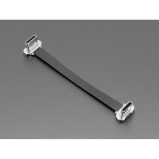 【ADA-6372】USB Type-C - Type-C ケーブル(75mm ライトアングルプラグ)