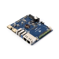 【WAVESHARE-32176】Waveshare CM5デュアルイーサベースボード(CM5-DUAL-ETH-BASE)