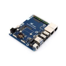 【WAVESHARE-32580】Waveshare 4G/5G対応CM5デュアルイーサベースボード(CM5-DUAL-ETH-4G/5G-BASE)