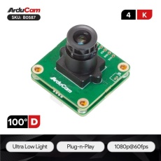 【UCTRONICS-B0587】Arducam IMX678 8.3MP UVC対応低照度USBカメラモジュール