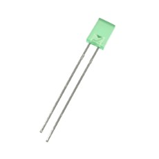 【L453XGD】角型フランジレスLED(緑 2.0mm×5.0mm)