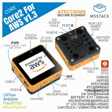 【M5STACK-K010-AWS-V13】M5Stack Core2 for AWS - ESP32 IoT開発キット v1.3