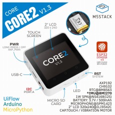【M5STACK-K010-V13】M5Stack Core2 v1.3