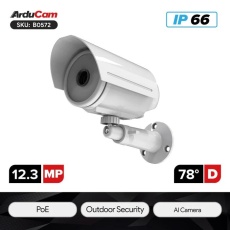 【UCTRONICS-B0572】Arducam Raspberry Pi CM5搭載 屋外用AIセキュリティカメラキット(IP66、PoE)