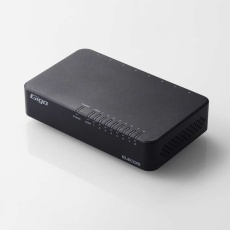 【EHC-G08PA4-JB】Giga対応スイッチングHub/8ポート/プラスチック筐体/磁石付き/電源外付モデル/ブラック