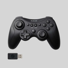 【JC-GP40XBK】ゲームパッド/無線、有線/XInput/DirectInput/Xbox系配置/充電式/13ボタン/ブラック