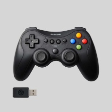 【JC-GP50SVBK】ゲームパッド/無線、有線/XInput/DirectInput/PS系配置/FPS特化仕様/充電式/13ボタン/ブラック