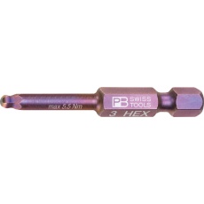 【E6.212/3】ボールポイントビット 3mm 六角穴用