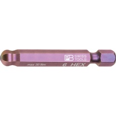 【E6.212/6】ボールポイントビット 6mm 六角穴用