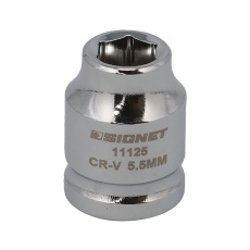 【11125】1/4DR 5.5MM ショートソケット (6角)