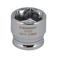 【11133】1/4DR 13MM ショートソケット (6角)