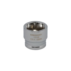 【12128】3/8DR 18MM ショートソケット (6角)