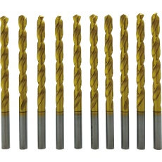 【57359】TiNコート ストレートドリル 4.8mm 10本パック