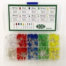 【AB-LED-300PCS-SET】LED300pcsセット(5種類入り)