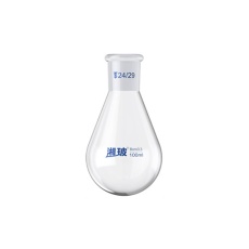 【120109002】共通摺合なす形フラスコ(100mL)
