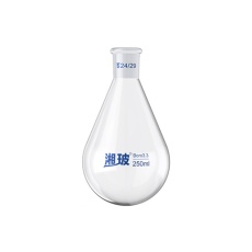 【120109004】共通摺合なす形フラスコ(250mL)