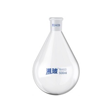 【120109006】共通摺合なす形フラスコ(500mL)