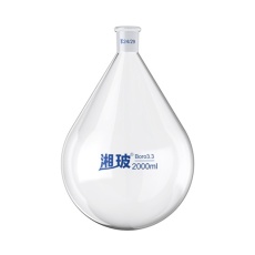 【120109049】共通摺合なす形フラスコ(2000mL)