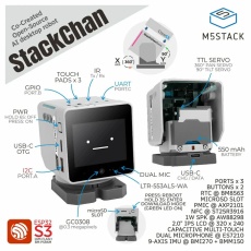 【M5STACK-K151】M5スタックチャン AIデスクトップロボット(ESP32-S3搭載)
