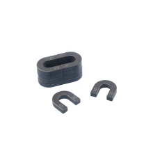 【B10-3158-11】U形磁石(フェライト)U形(10個)14(内)×30mm