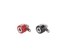 【P70-0121-02】ターミナル バナナジャック 黒 (10個) φ12×17mm