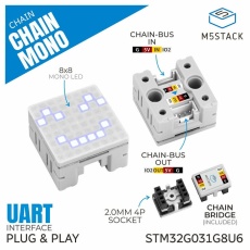 M5スタックチャン AIデスクトップロボット(ESP32-S3搭載) M5STACK-K151