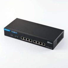 【EHC-X08MA-HB】10Gマルチギガ対応8ポートスイッチ(金属筐体 ACアダプター)