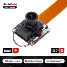 【UCTRONICS-B0647】Arducam IMX290搭載 Raspberry Pi用デイ&ナイトビジョン 低照度MIPIカメラモジュール