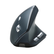 【MA-EBBS536BL】軽量静音Bluetoothエルゴノミクスマウス(充電式・5ボタン)