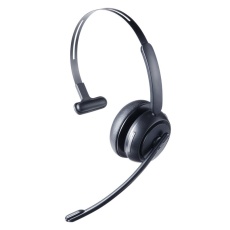 【MM-BTMH75BK】Bluetoothヘッドセット(大型イヤーパッド・単一指向性マイク)